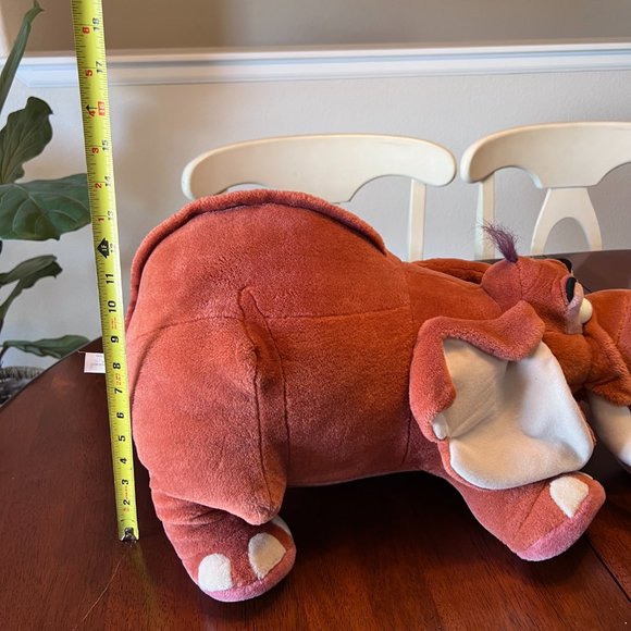 VTG Mattel Disney Tarzan Tantor Elephant Large 26" Jumbo Plush Stuffed Animal - Picture 15 of 15